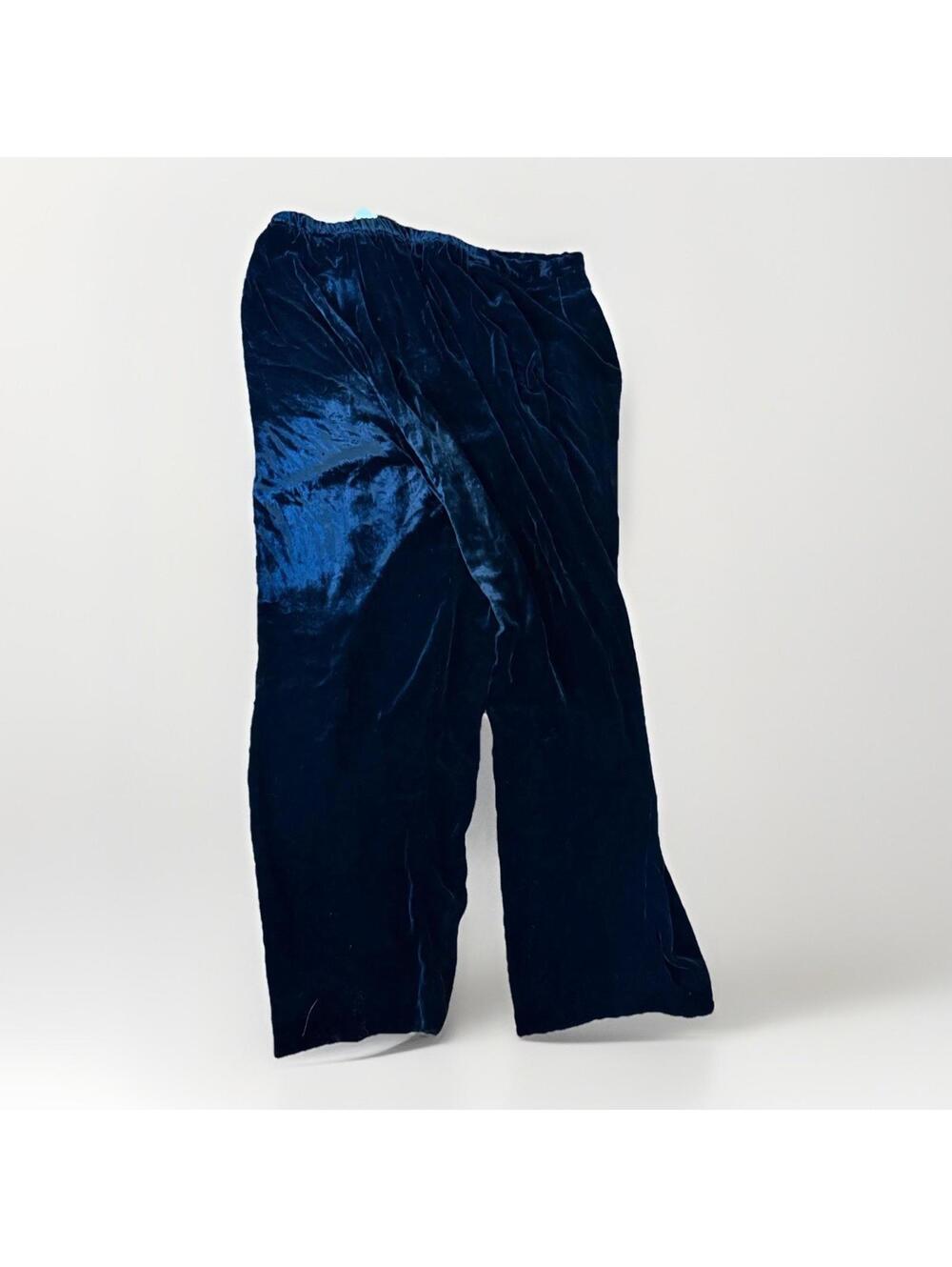 Valerie Stevens Black Velvet Pants - Size 20W